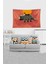 Turuncu Avatar Desenli Leke Tutmaz Kadife Kumaş Duvar Örtüsü Duvar Halısı Tapestry 2