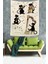 Müzisyen Kediler Notalar Ve Kalpler Leke Tutmaz Kumaş Duvar Örtüsü Duvar Halısı Tapestry 3