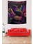 Dalın Üstündeki Rengarenk Ağaçkakan Kuşu Leke Tutmaz Kumaş Duvar Örtüsü Duvar Halısı Tapestry 2
