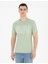 Erkek Yeşil Slim Fit Tişört 50282064-VR016 1