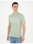Erkek Yeşil Slim Fit Tişört 50282064-VR016 3