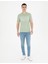 Erkek Yeşil Slim Fit Tişört 50282064-VR016 4