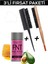 Hair Wax Stick For Kids+Profesyonel Topuz Fırçası 3033 +Topuz Krepe Şiş Tarak 3043 3'lü Set 1