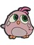 Terlik Süsü-Terlik Tokası Sevimli Mor Angry Bird Figürü 1