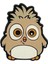Terlik Süsü-Terlik Tokası Sevimli Kahverengi Angry Bird Figürü 1