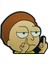 Terlik Süsü-Terlik Tokası Morty Smith El Hareketi Figürü 1