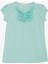 Kız Çocuk Tişört Güpürlü 4-8 Yaş, Su Yeşili 1