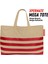 Mega Tote Çanta - Su Itici Plaj Çantası Günlük Omuz Çantası ve Kol Çantası The Tote Bag Bej 1