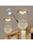 2 Adet Şeffaf Kristal Poligon Top Delikli Asılı Handelier Boncuk Dekoratif Atmosfer Kristal Top Optik Cam (Yurt Dışından) 4