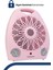 Sahra Pembe 2000 Watt Isıya Dayanıklı Sıcak Ilık Soğuk Devrilme Emniyetli Isıtıcı Fan 4