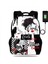 008 Moda Disney Cruella De Vil Sırt Çantası Erkek Kız Okul Çantası Genç USB Şarj Günlük Seyahat Sırt Çantası Öğrenci Schoolbag Mochila (Yurt Dışından) 5
