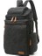 Siyah W27 x D20 x H47CM Kamp Doğa Sporları Çanta Moda Kanvas Tote Çanta Cepler ile Tasarımcı Erkek Askeri Taktik Sırt Çantası (Yurt Dışından) 1