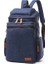Siyah W27 x D20 x H47CM Kamp Doğa Sporları Çanta Moda Kanvas Tote Çanta Cepler ile Tasarımcı Erkek Askeri Taktik Sırt Çantası (Yurt Dışından) 3
