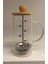 Makri Home French PRESS-350ML- Bambu/metal Kapak 1