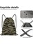 CLSND-A-3068 Kaplan Şerit Camo Ipli Sırt Çantası Kadın Erkek Spor Salonu Sackpack Taşınabilir Askeri Taktik Kamuflaj Eğitim Çantası Çuval (Yurt Dışından) 4