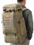 Siyah 50L Taktik Su Geçirmez Molle Sırt Çantası Askeri Ordu Yürüyüş Kamp Sırt Çantası Seyahat Sırt Çantası Açık Spor Tırmanma Çantası (Yurt Dışından) 2