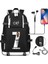 Resim Renkli Futbol Cr7 USB Şarj Sırt Çantası Ronaldo Okul Çantası Gençler Öğrenciler Için Seyahat Dizüstü Laptop Çantaları (Yurt Dışından) 1