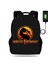 018 Sıcak Mortal Kombat Sırt Çantası Erkek Kız Okul Çantası Genç USB Şarj Günlük Seyahat Sırt Çantası Öğrenci Okul Çantaları Mochila (Yurt Dışından) 1