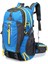 Mavi 40L Su Geçirmez Sırt Çantası Seyahat Yürüyüş Tırmanma Taktik Sırt Çantası Dizüstü Sırt Çantası Trekking Sırt Çantası Açık Erkek Kadın Spor Çantası (Yurt Dışından) 1