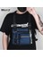 Mavi Moda Askeri Taktik Göğüs Çantası Erkekler's Streetweed Yelek Paketi Genç Erkek Serin Sling Flap Çok Cep Omuz Sırt Çantası XA354C (Yurt Dışından) 2