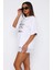 Unisex Beyaz Oversize He Love Boyfriend T-Shirt 4