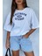 Unisex Beyaz Oversize 030 Wrst Boyfriend T-Shirt 1