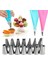 Pembe Tarzı Et Silikon Pasta Torbası Ipuçları Mutfak Dıy Buzlanma G Krem Yeniden Kullanılabilir Pasta Torbaları +24 Nozul Seti Kek Dekorasyon Araçları (Yurt Dışından) 4