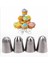 4 Adet Tarzı 4 Adet Büyük Boy Gül Nozulları Buzlanma G Paslanmaz Çelik Kremalı Kek Rus Parti Ipuçları Cupcake Dekorasyon Pişirme Aracı (Yurt Dışından) 3