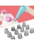 16 Adet Tarzı Et Rus Lale Buzlanma G Nozullar Paslanmaz Çelik Çiçek Krema Pasta Ipuçları Nozullar Çanta Cupcake Kek Dekorasyon Araçları (Yurt Dışından) 4