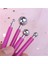 4 Adet Diy Paslanmaz Çelik Pişirme Kalemi Fondan Kek Dekorasyon Araçları Çerez Kesiciler Çiçek Sugarcraft Metal Top Modelleme Seti (Yurt Dışından) 2