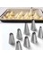 Yeşil 8 Adet Tarzı Silikon Pasta Torbaları Mutfak Aksesuarları Krem G Pasta Torbası Kek Süsleme Silikon Mutfak Pişirme Araçları Aksesuar Seti (Yurt Dışından) 5