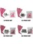 14 Adet Pembe Stil Pcs Kremalı Nozullar Pasta Süsleme Aletleri Aksesuarlar Kek Silikon G Pasta Torbası Mutfak Fırın Ekipmanları (Yurt Dışından) 5