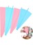 PEMBE-M-30X17CM Tarzı Mavi Pembe Yeniden Kullanılabilir Silikon Pasta Torbası Buzlanma G Krem Pasta Torbası Dıy Pişirme Kek Dekorasyon Araçları Gıda Sınıfı G Çanta (Yurt Dışından) 3