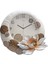 1002 W Kabartma Çiçek Desenli Duvar Saati 1