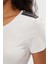 Pamuk Karışımlı Slim Fit T Shirt Kadın T Shirt 3DTT44 TJ6SZ 1100 3
