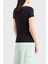 Logolu % 100 Pamuk Regular Fit T Shirt Kadın T Shirt 3DTT26 Tjfkz 0200 2