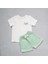 2li Organik Pamuk T-Shirt Şort Takım( 0-4 Yaş) - Mint 1