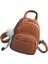 Gri 18X9X24 cm Yeni Pu Deri Kadın Yumuşak Kadın Mini Sırt Çantası Okul Çantası Sevimli Öğrenci Açık Seyahat Sırt Çantası Mochila Mujer Kese Dos (Yurt Dışından) 3