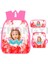 NASTYA132 3 Adet Set 12 Inç 3D Baskılı Rusya Gibi Nastya Sevimli Sırt Çantaları Kızlar Için Trendy Okul Çantaları Pembe Kitap Çantası Gençler Açık Spor Seyahat Sırt Çantası (Yurt Dışından) 1