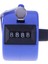 Mavi Stil Clicker 4 Haneli Sayı Sayaçları Plastik Kabuk El Parmak Ekranı Manuel Sayma Tally Clicker Zamanlayıcı Futbol Golf Sayacı (Yurt Dışından) 1