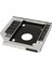 2x Sabit Sürücü Tepsisi 9,5 mm Evrensel Sata 2nd HDD Hd SSD Muhafaza Sabit Disk Kutusu Tepsisi (Ssd ve HDD Için) (Yurt Dışından) 3