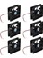 6 Adet 92MM x 25MM 24V 2pin Kol Rulman Pc Kasa Cpu Soğutucu Için Soğutma Fanı (Yurt Dışından) 1