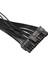 4x Atx 24PIN 1 Ila 2 Bağlantı Noktalı Güç Kaynağı Uzatma Kablosu Psu Erkek Kadın Splitter 24PIN Uzatma Kablosu (Yurt Dışından) 2