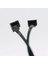 10X 1 Ila 2 Yollu Örgülü Kablo Y Splitter 3/4 Pin Pwm Erkek Konnektör Fan Bilgisayar Pc Fan Uzatma Adaptör Kablosu (Yurt Dışından) 4