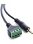 4 Adet 3.5mm Vidalı Terminal Adaptörü Hoparlör Kablosu 4 Çekirdekli Stereo Trrs Erkek Delik Av 4 Vidalı Terminal Balun Bağlantı Kablosu (Yurt Dışından) 4