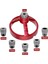 Merkezi Dübel Jig 5/6/7/8/9/10MM Delme Kılavuzu Dikey Cep Delik Jig Doğrama Dübel Delik Delme Bulucu Aracı Mavi (Yurt Dışından) 1