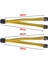 4 Adet Cpu 8pin Kadın 1 Ila 2 Erkek 4 + 4pin Y Splitter Güç Uzatma Kablosu Kablosu 18AWG 20 cm (Yurt Dışından) 2
