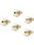10-Pack Rca Jack Insert Konnektör Soketi Dişi Geçmeli Adaptör Bağlantı Noktası Duvar Plakası Için Altın Kaplama Inline Bağlayıcı (Yurt Dışından) 2