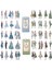 160 Adet Vintage Insanlar Washi Çıkartmalar Günlük Kaydı Için Scrapbooking, Retro Kız Kadın Karalama Defteri Etiketi Önemsiz Dergiler Için (Yurt Dışından) 3