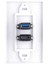 2x 2port + USB 3.0 Dişi Duvar Yüz Plakası Panel Çıkış Soket Genişletici Beyaz (Yurt Dışından) 4